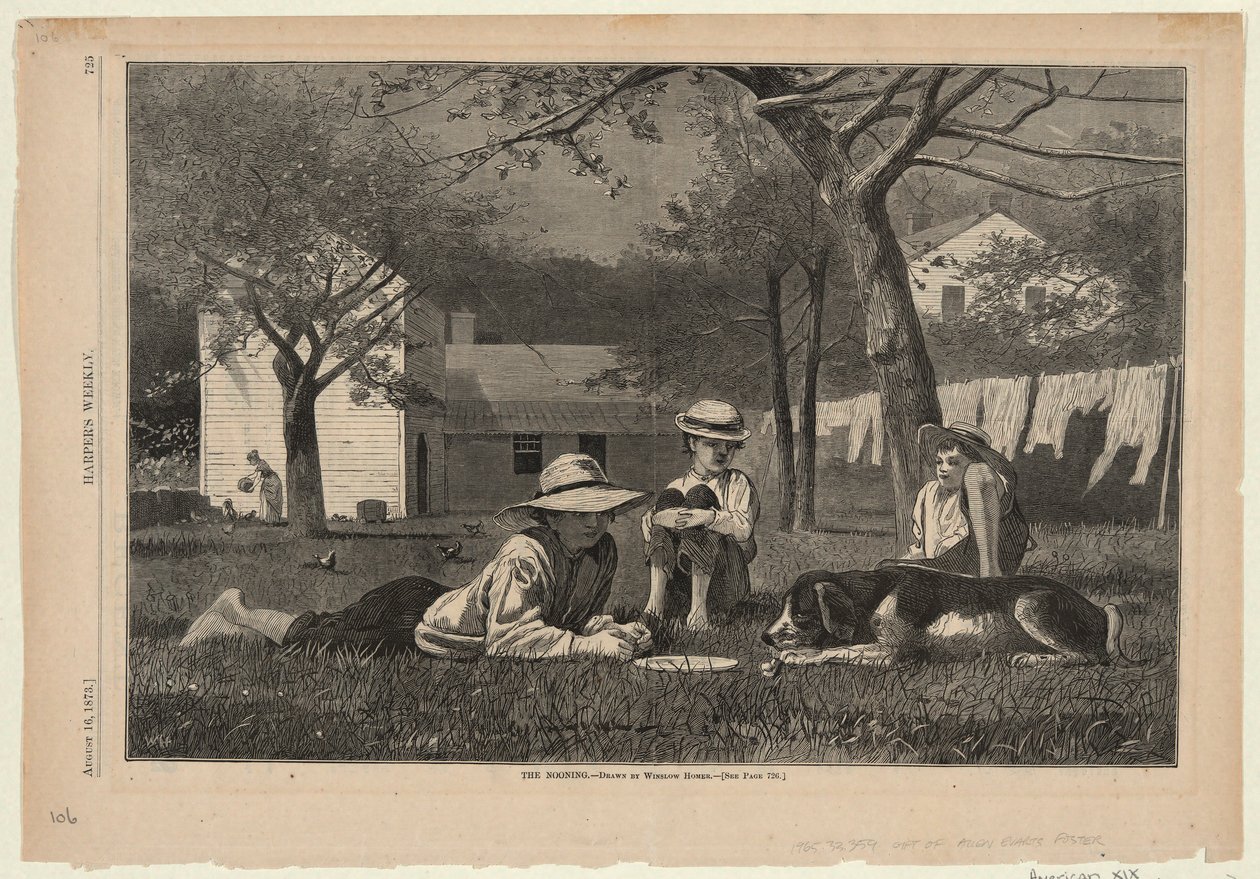 The Nooning, Harpertől alkotó: Winslow Homer
