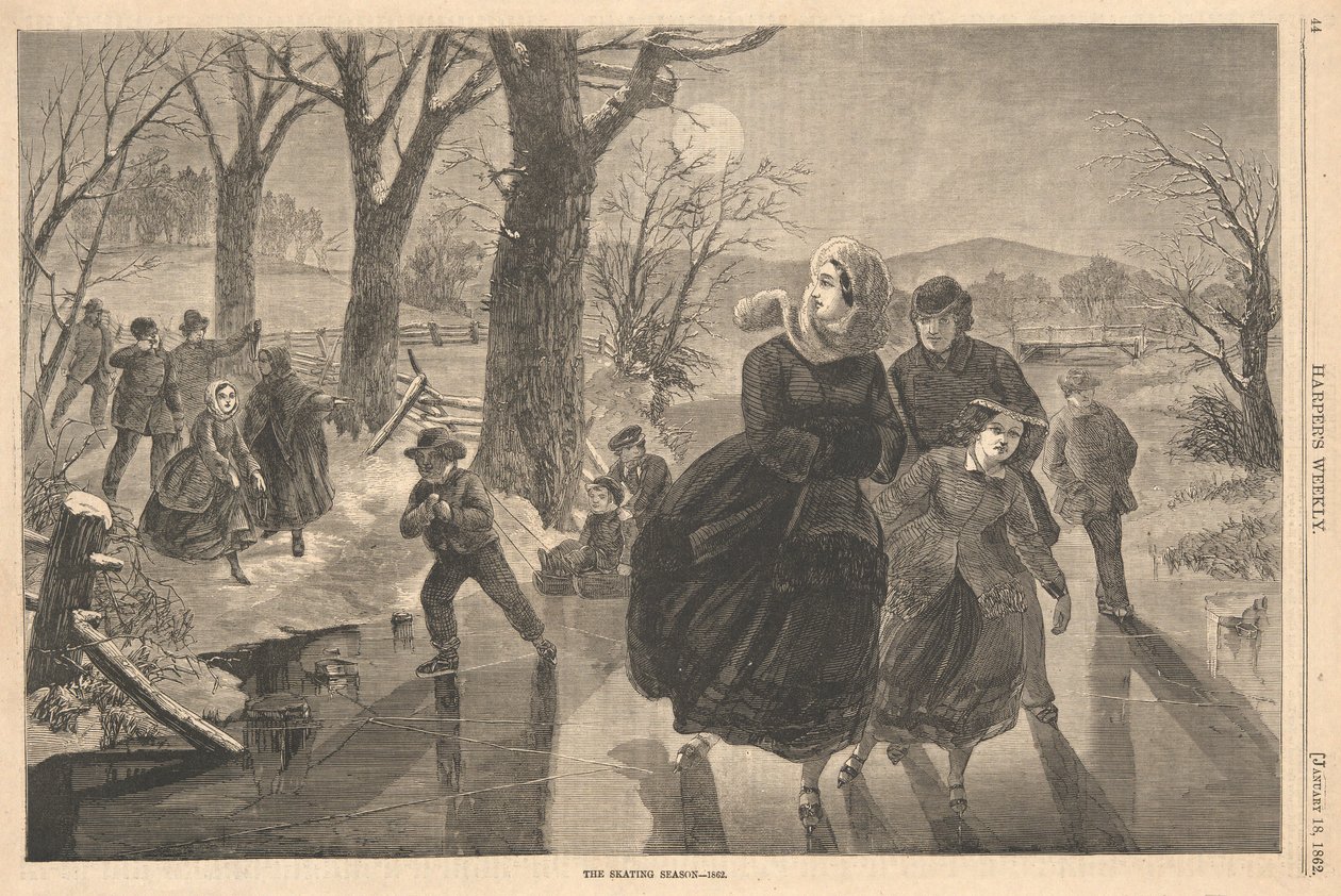 A korcsolyázási szezon alkotó: Winslow Homer