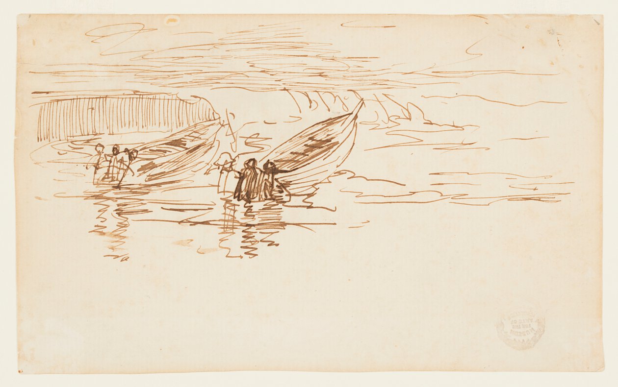 Két Dories elindítása, Anglia alkotó: Winslow Homer