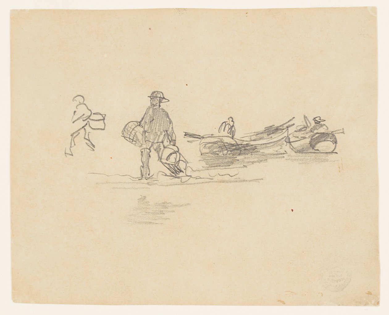 Két halász, Anglia alkotó: Winslow Homer