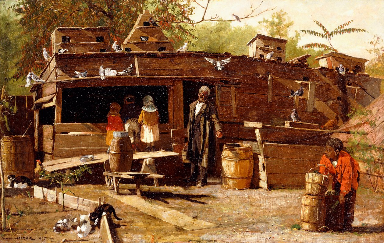 Ned bácsi otthon, 1875 alkotó: Winslow Homer