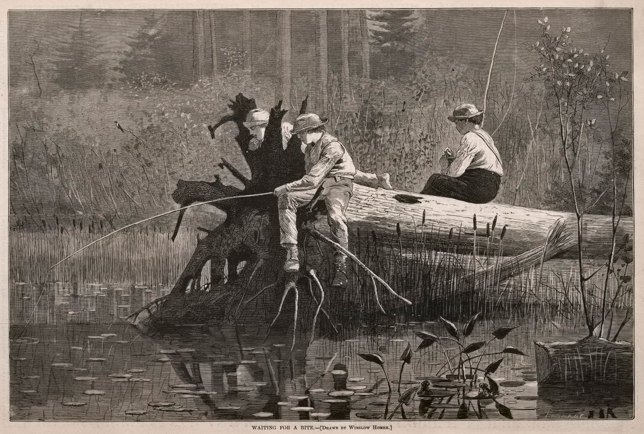 Várva a harapásra alkotó: Winslow Homer