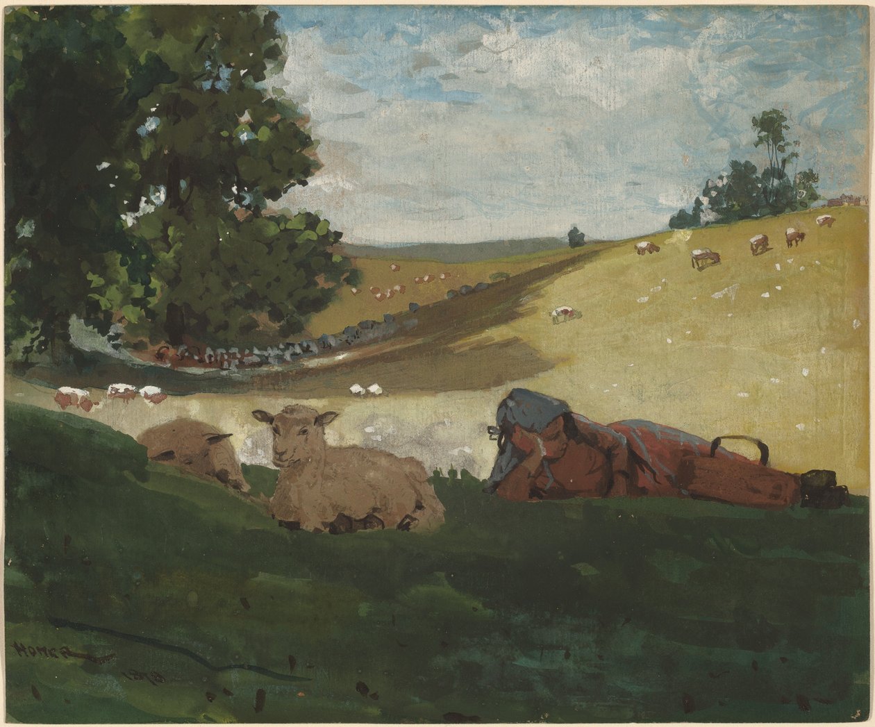 Meleg délután alkotó: Winslow Homer