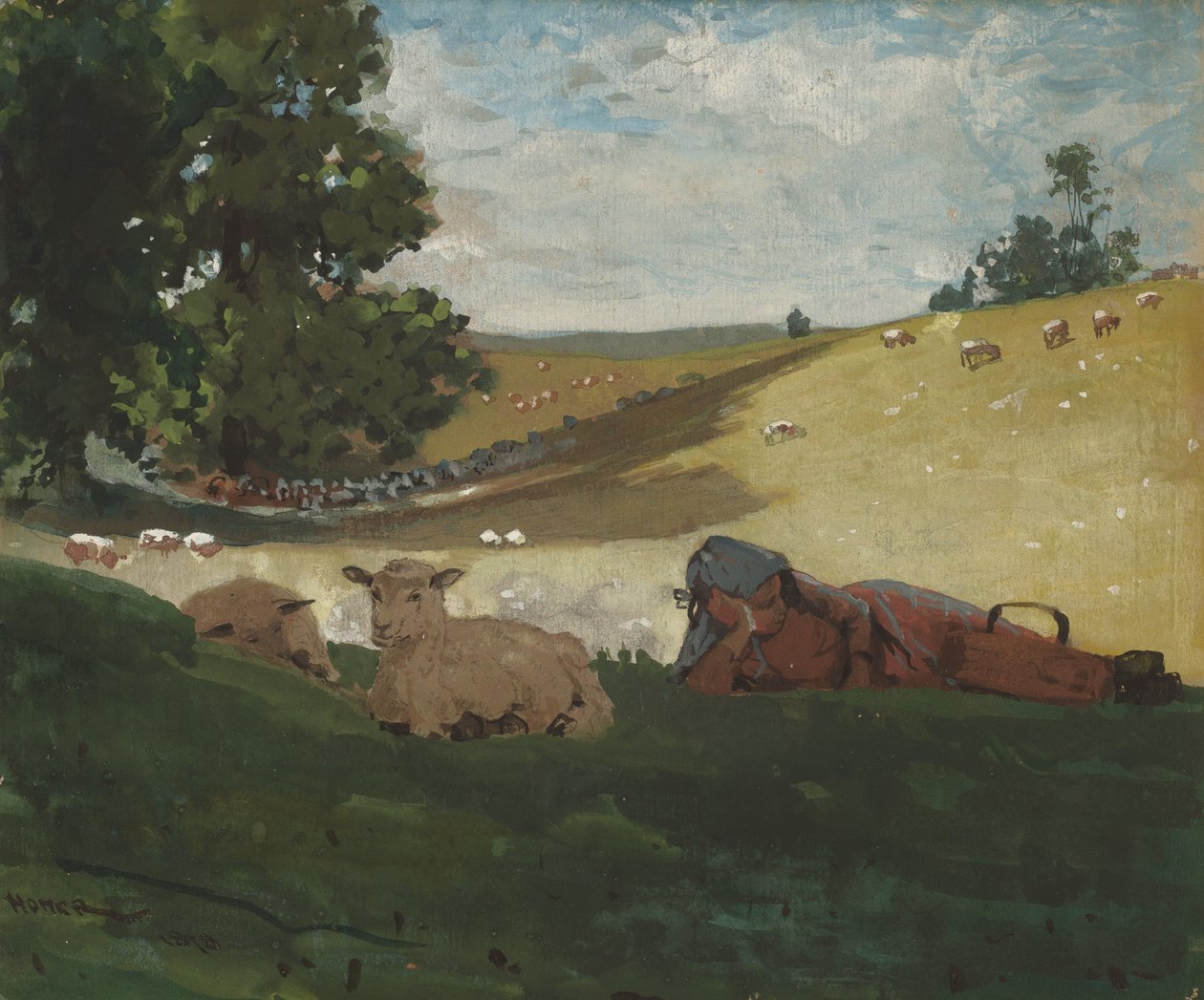 Meleg délután, 1878. alkotó: Winslow Homer