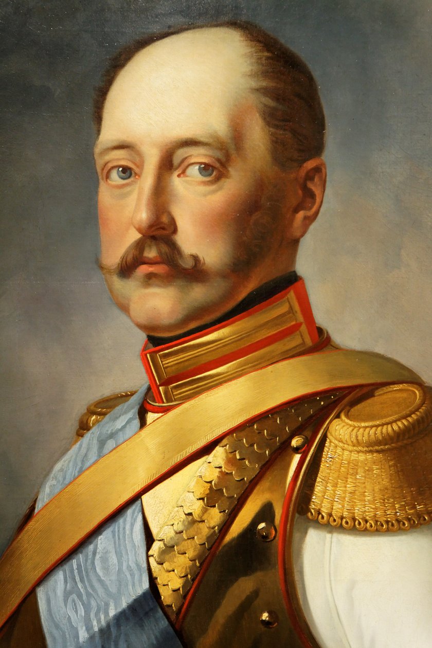 Nicolas 1. arcképe (részlet) alkotó: Wladimir Swertschkoff