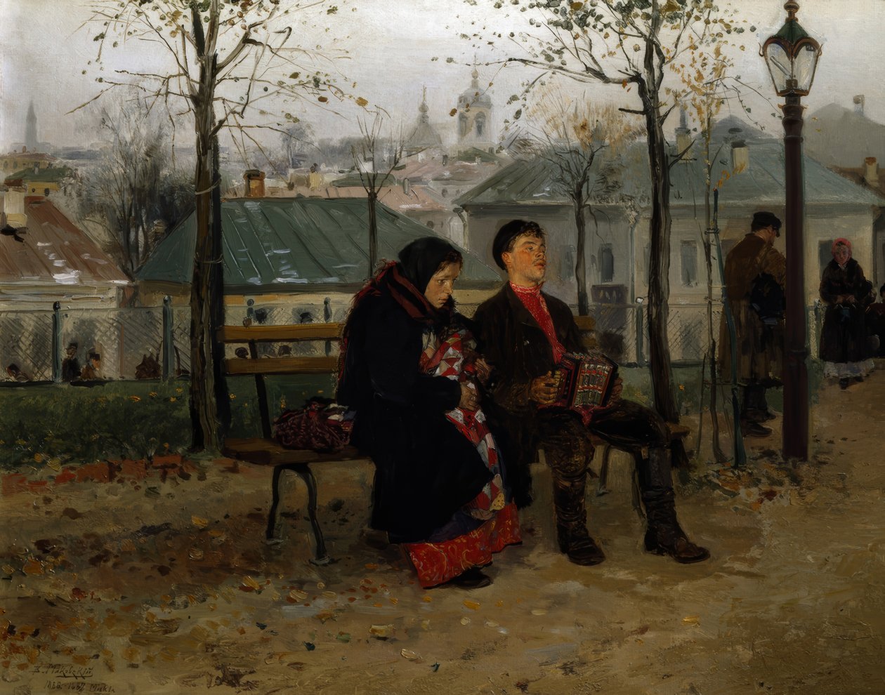 A körúton alkotó: Wladimir Jegorowitsch Makowski
