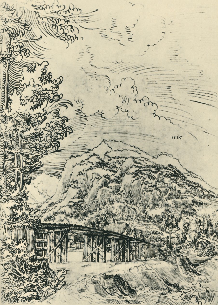 Táj, 1515, 1943. alkotó: Wolf Huber