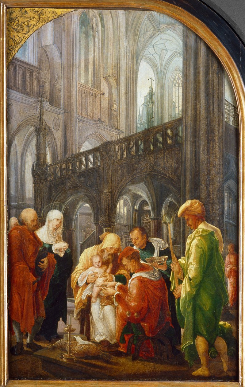 Krisztus körülmetélése, 1521 alkotó: Wolf Huber