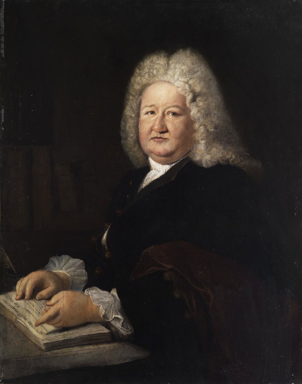 Portré Mathurin Veyssière de La Croze alkotó: Workshop of Antoine Pesne