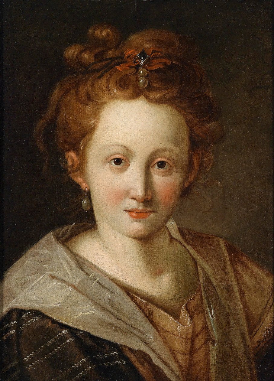Fiatal nő portréja alkotó: Workshop of Hans von Aachen