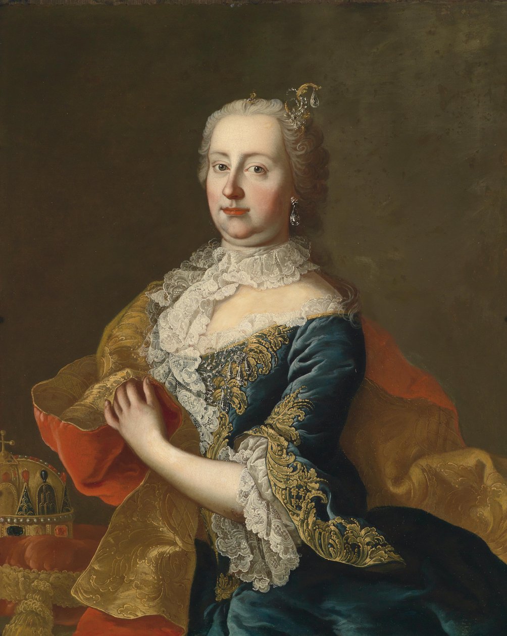 Mária Terézia arcképe (1717-1780) alkotó: Workshop of Martin van Meytens