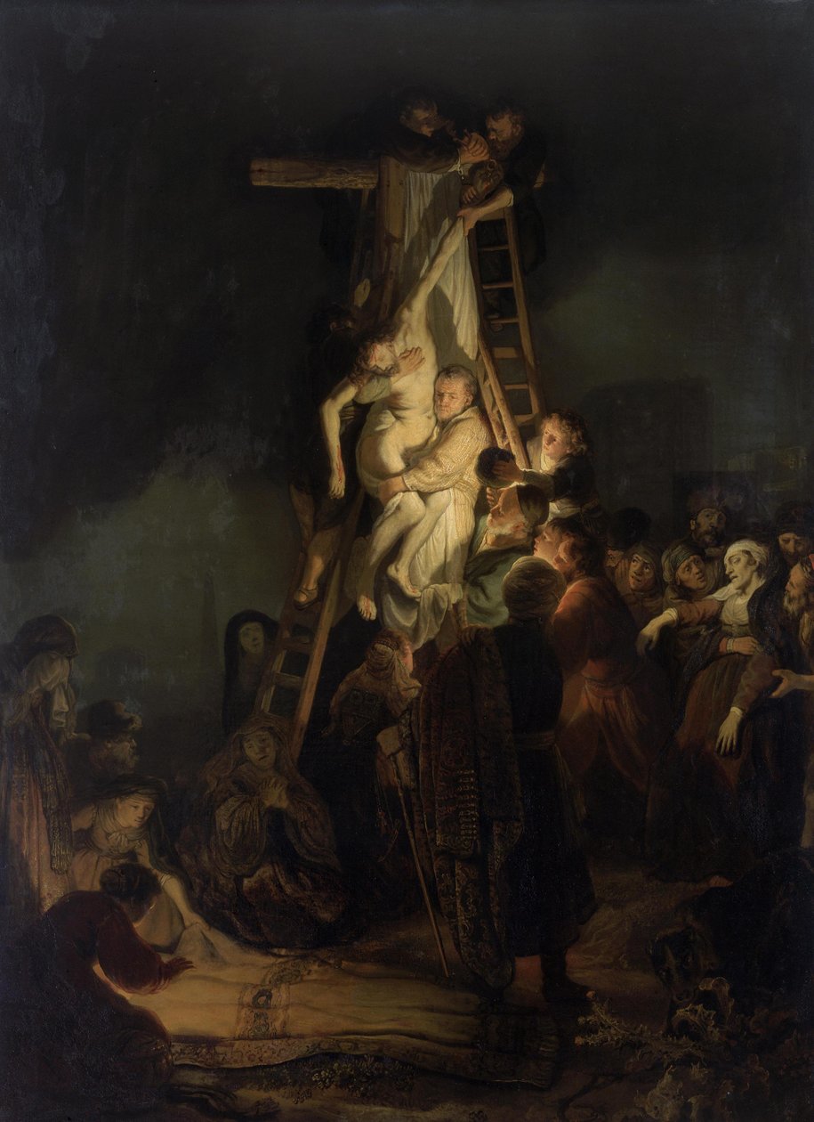 Kreuzabnahme alkotó: Workshop of Rembrandt