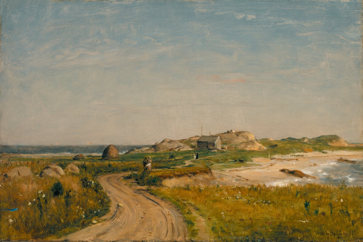 Seconnet Point, Rhode Island, kb. 1880. alkotó: Worthington Whittredge