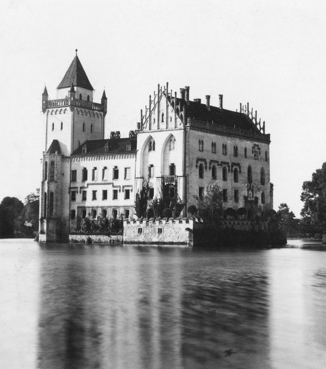 Anif-kastély, Salzburg, Ausztria, 1900-as évek. alkotó: Wurthle and Sons