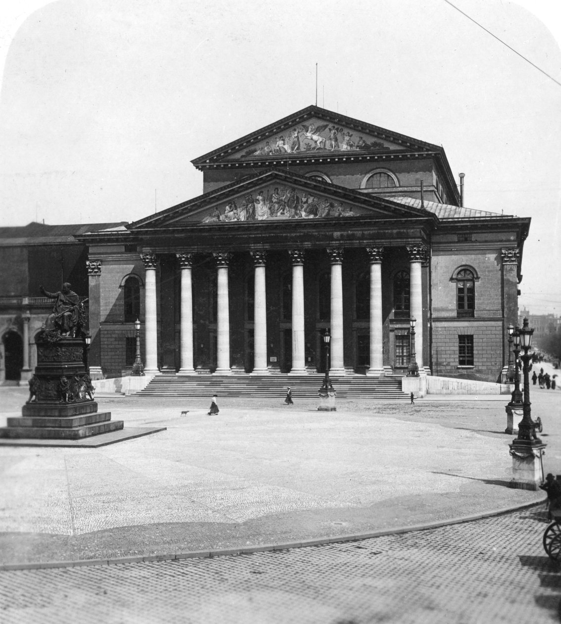 Nemzeti Színház, München, Németország, 1900. alkotó: Wurthle and Sons