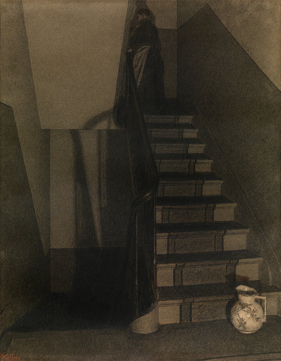 A lépcsőház alkotó: Xavier Mellery