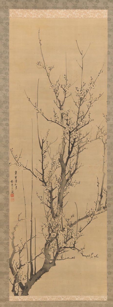 Szilvavirágok, 1851-ben. alkotó: Yamamoto Baiitsu