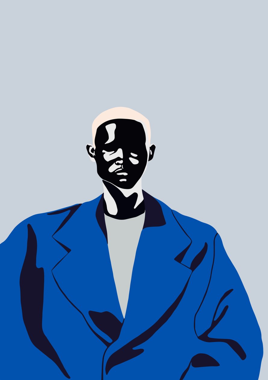 Kék kabát, 2016, (digitális) alkotó: Yi Xiao Chen