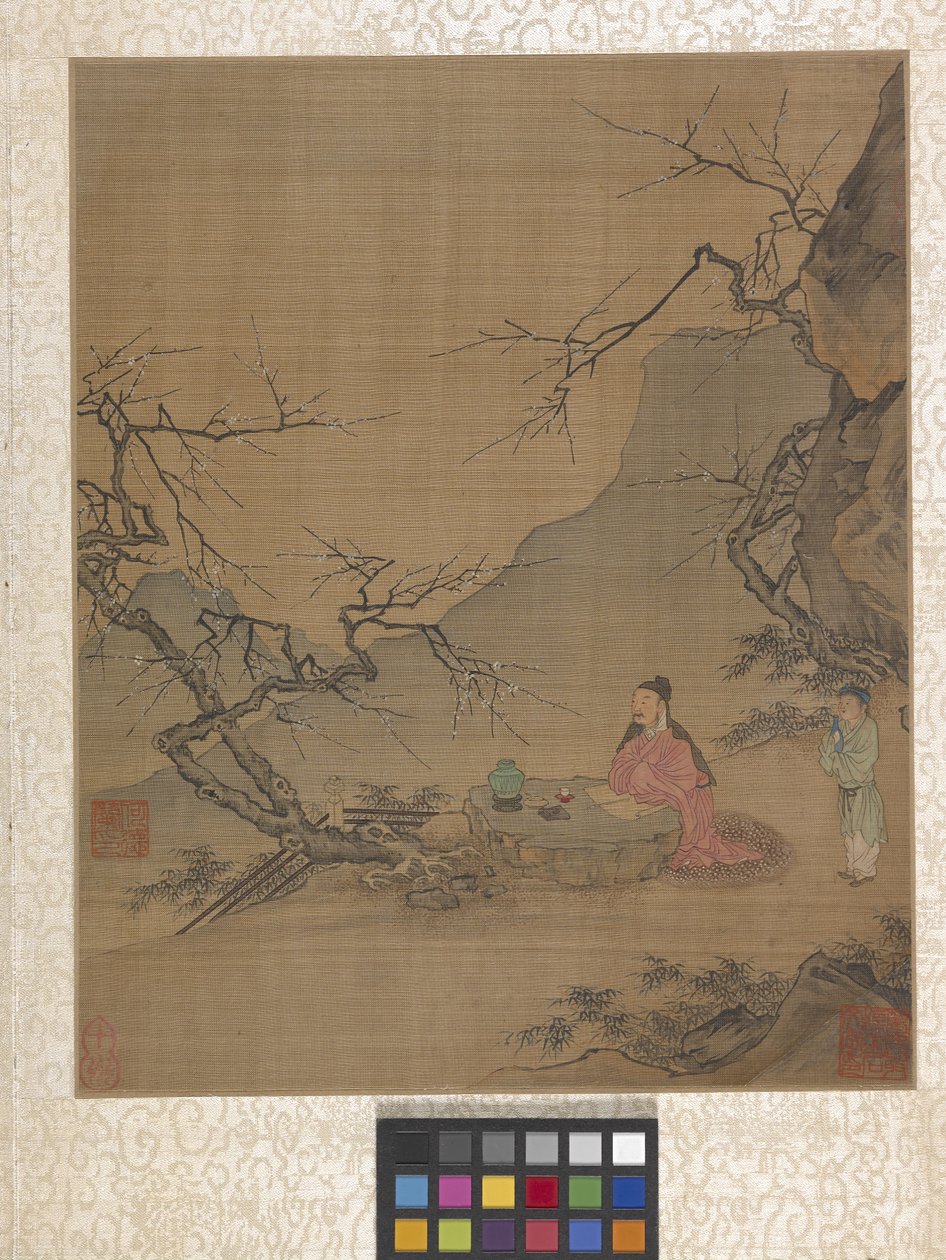 Album Garden Scene (tinta papíron) alkotó: Ying Qiu
