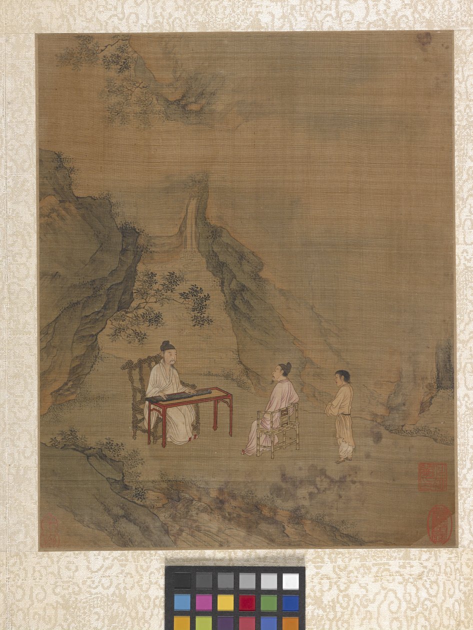 Album Garden Scene (tinta papíron) alkotó: Ying Qiu