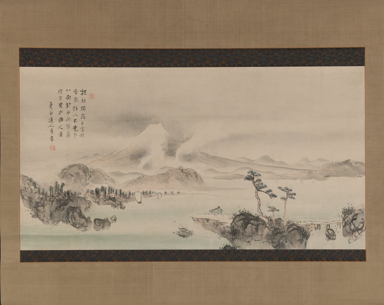 Fuji-hegy, 19. század. alkotó: Yokoi Kinkoku