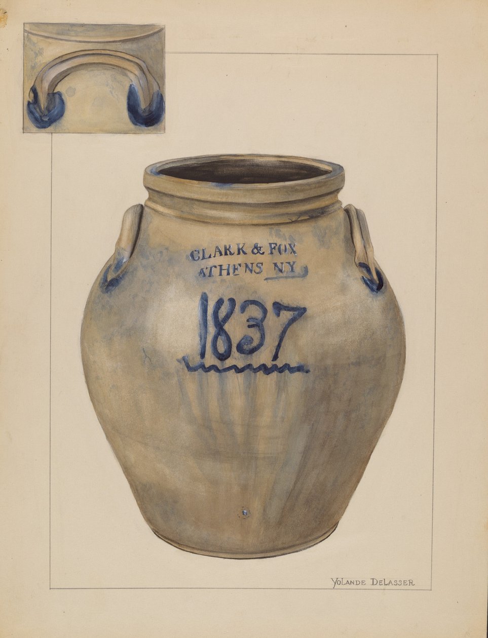 Jar, c. 1936. alkotó: Yolande Delasser