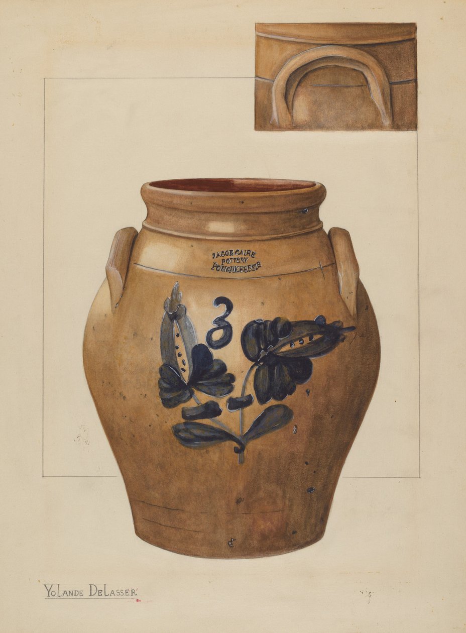 Jar, c. 1936. alkotó: Yolande Delasser