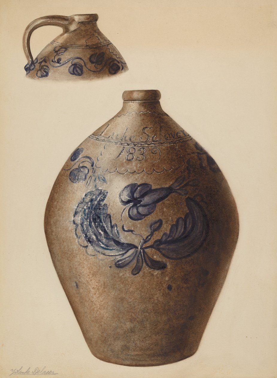 Kancsó, c. 1937. alkotó: Yolande Delasser