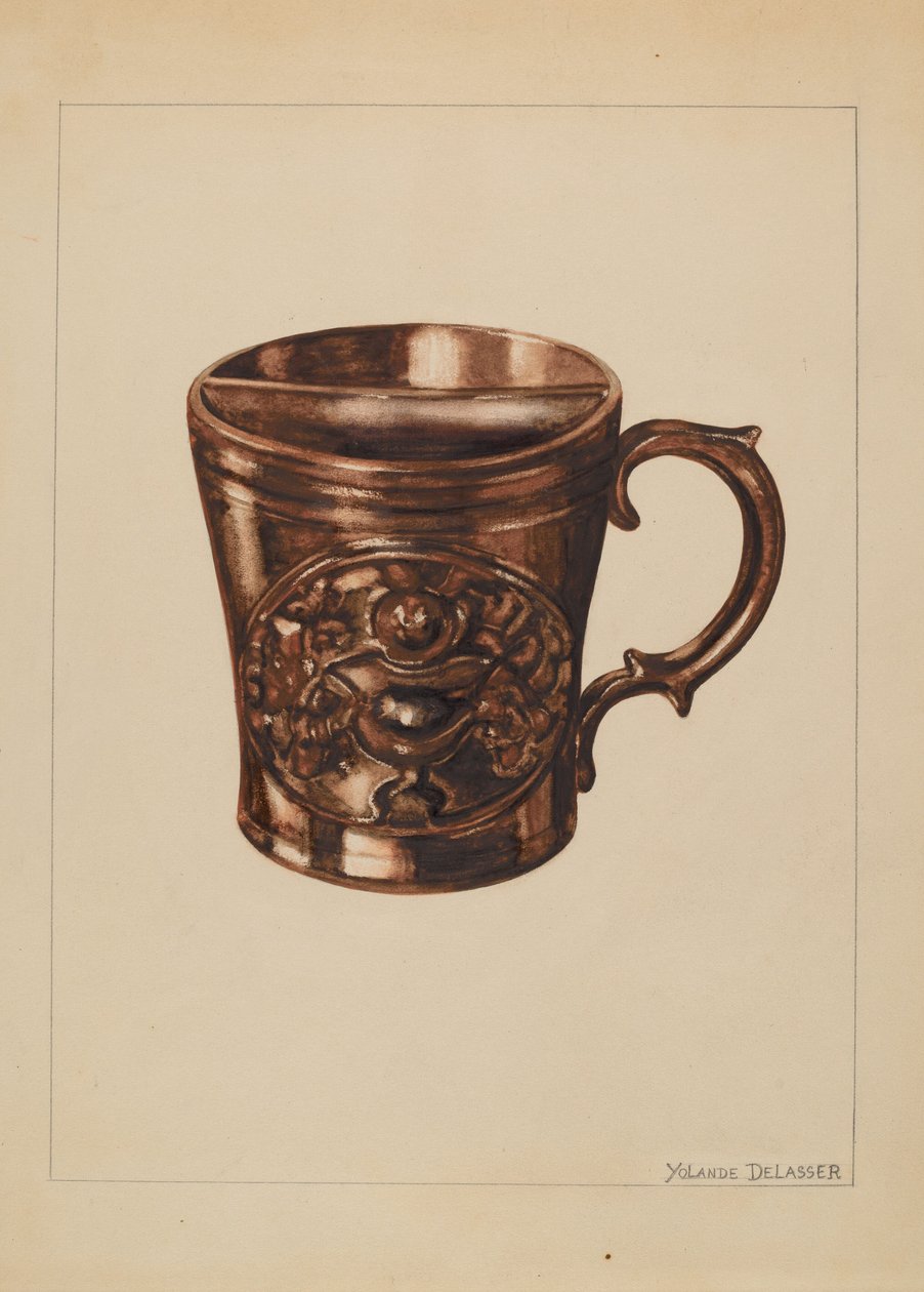 Borotvabögre, 19351942. alkotó: Yolande Delasser