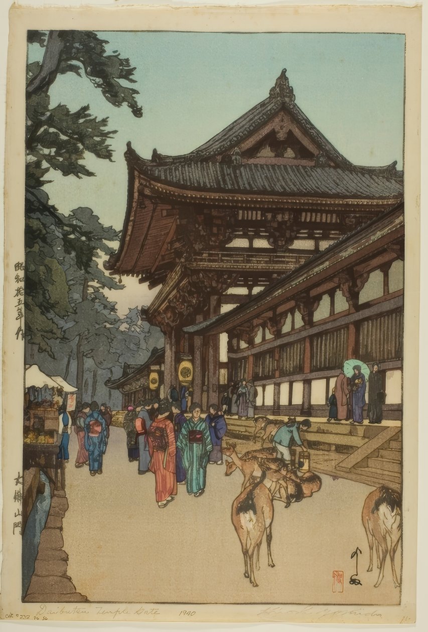 Daibutsu templom kapuja alkotó: Yoshida Hiroshi