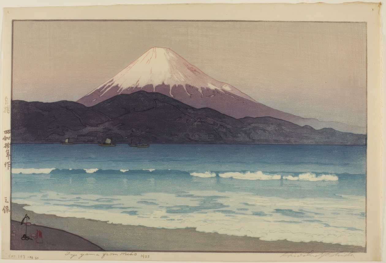 Fujiyama a Miho-tól alkotó: Yoshida Hiroshi