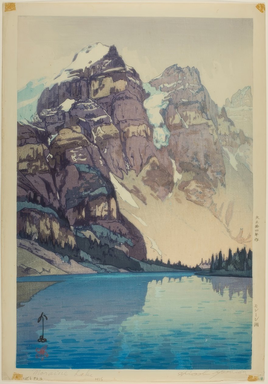 Moraine-tó alkotó: Yoshida Hiroshi