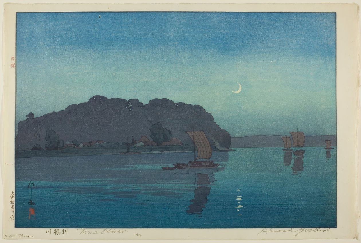 Tone folyó alkotó: Yoshida Hiroshi