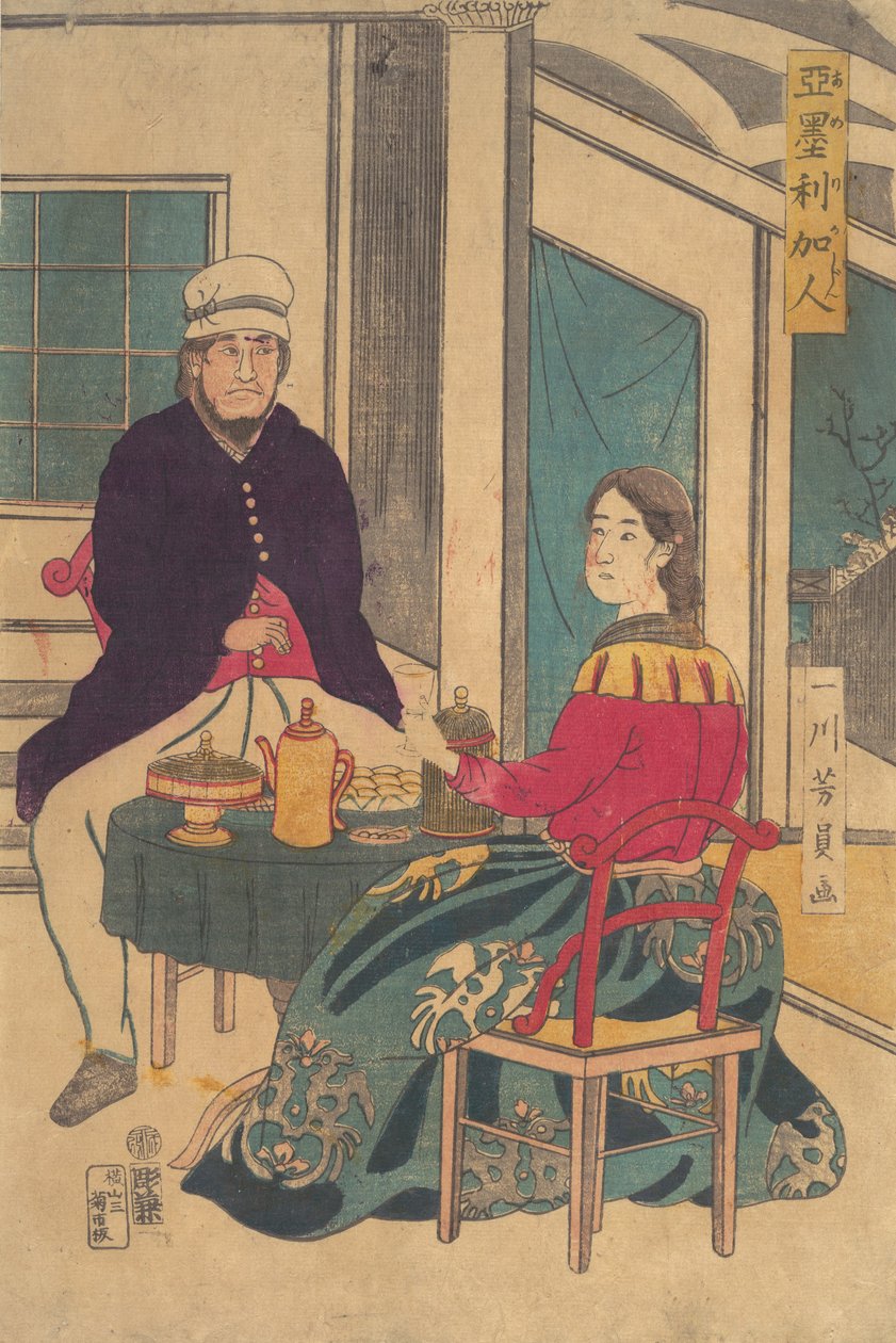 amerikai, 1862. alkotó: Yoshikazu