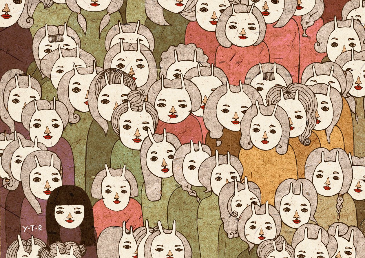 A platformon, 2012 (digitális) alkotó: Yoyo Zhao