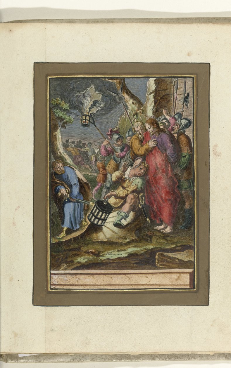 Bebörtönzés Krisztus szenvedése (sorozat címe) alkotó: Zacharias Dolendo