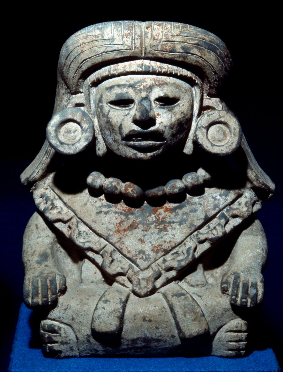 Temetkezési urna, késői klasszikus korszak (i.sz. 700-1000) (kerámia) alkotó: Zapotec