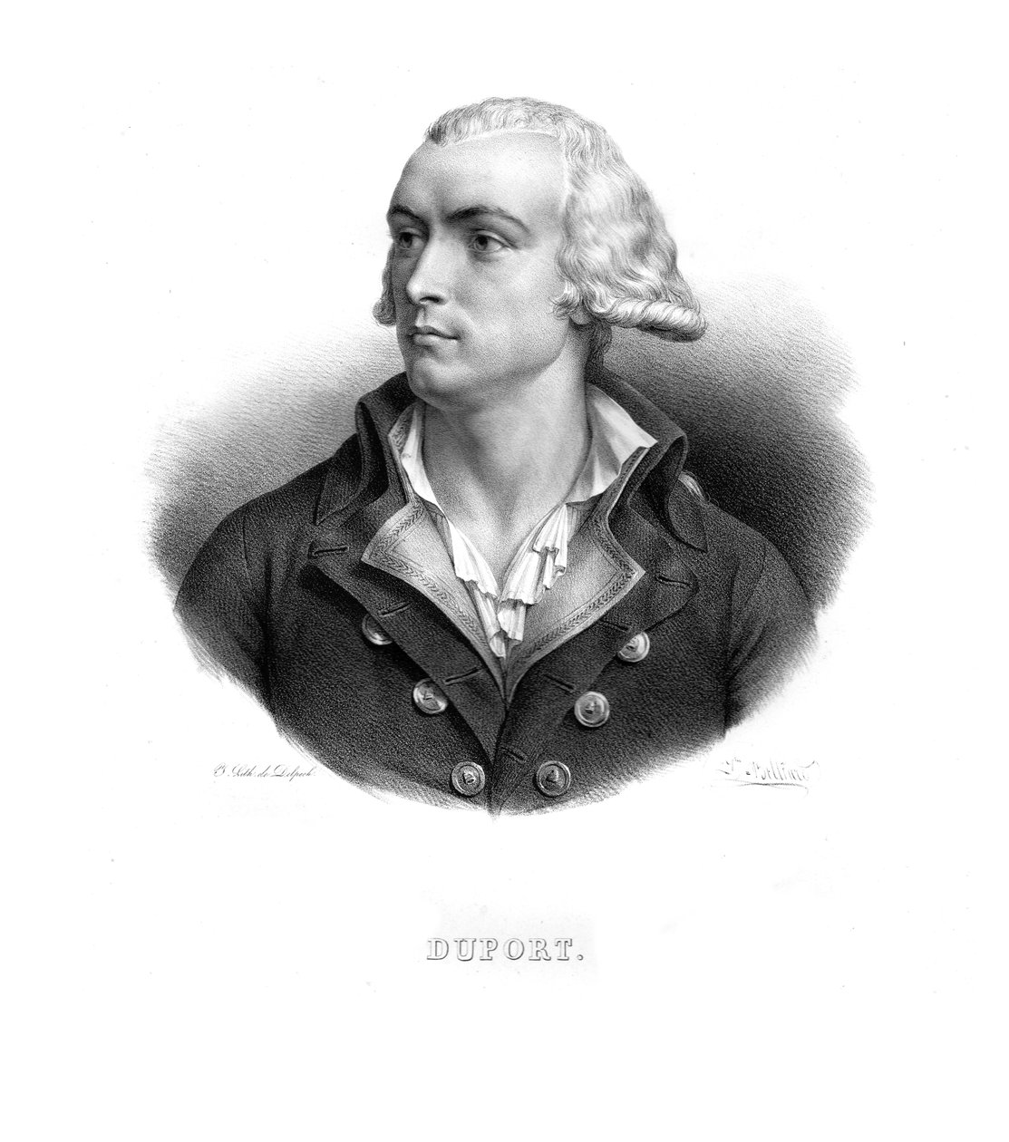 Adrien Duport, 1820-as évek. alkotó: Zephirin Felix Jean Marius Belliard
