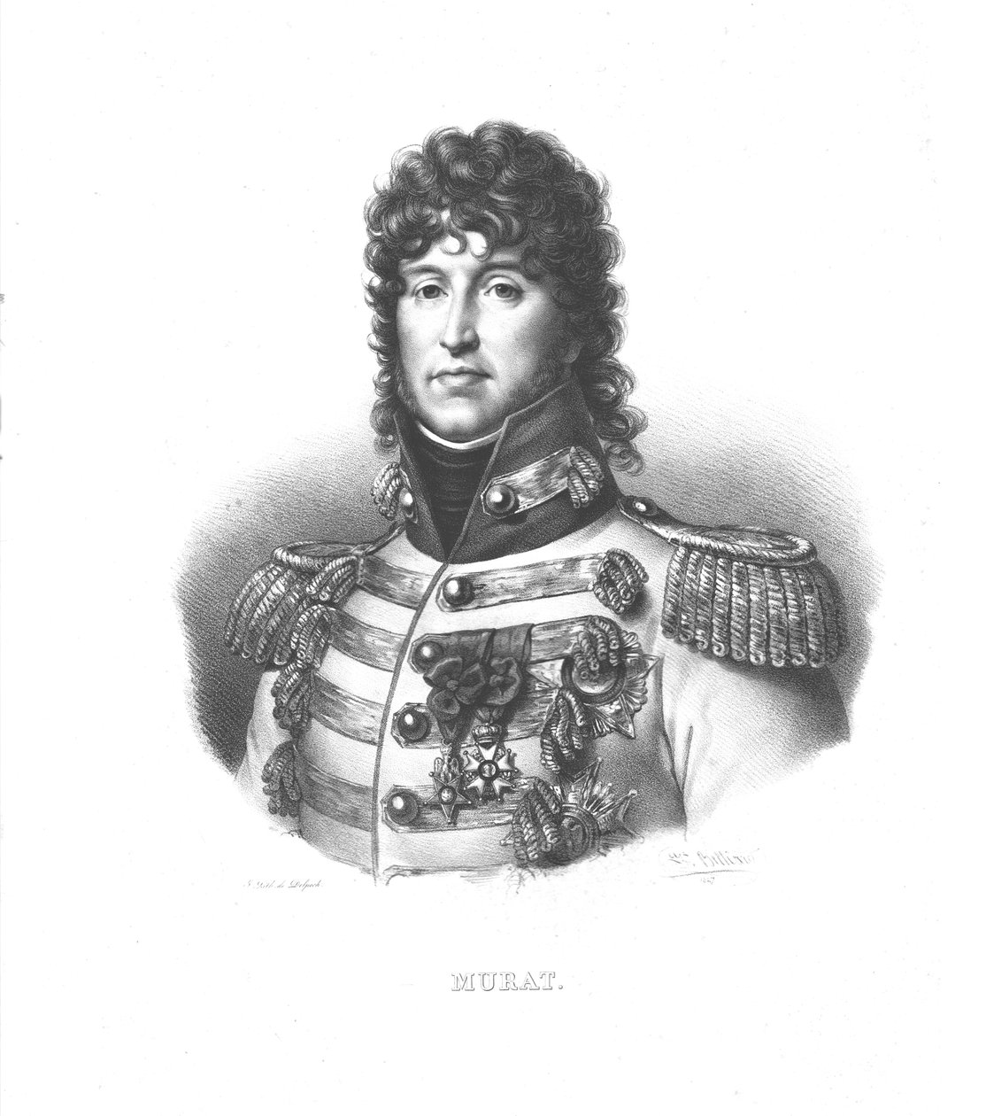 Joachim Murat, 1820-as évek. alkotó: Zephirin Felix Jean Marius Belliard