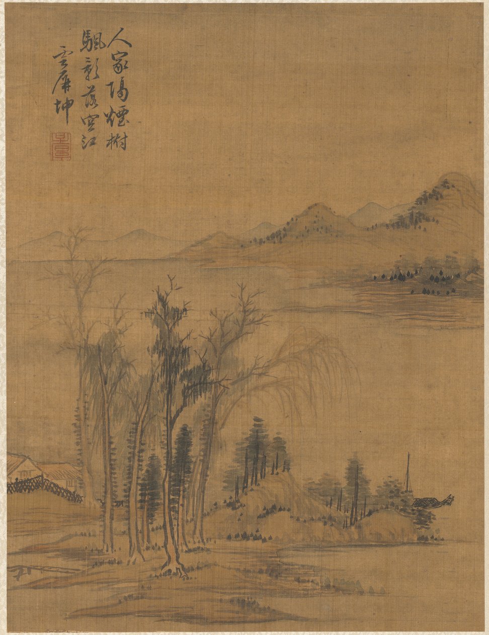 Táj, 1775. alkotó: Zhai Dakun