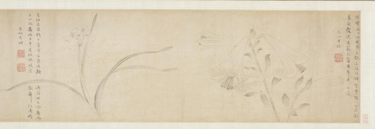Tintavirágok, 1361. alkotó: Zhao Zhong