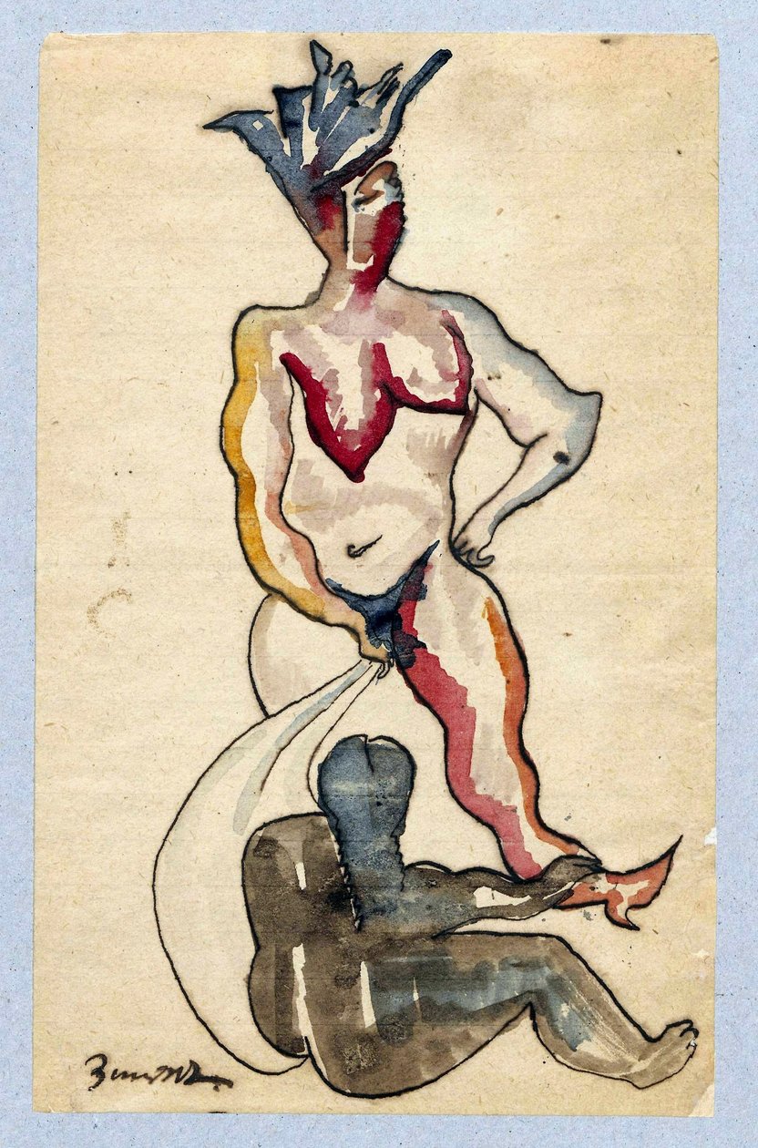Figurális kompozíció. alkotó: Zygmunt Waliszewski