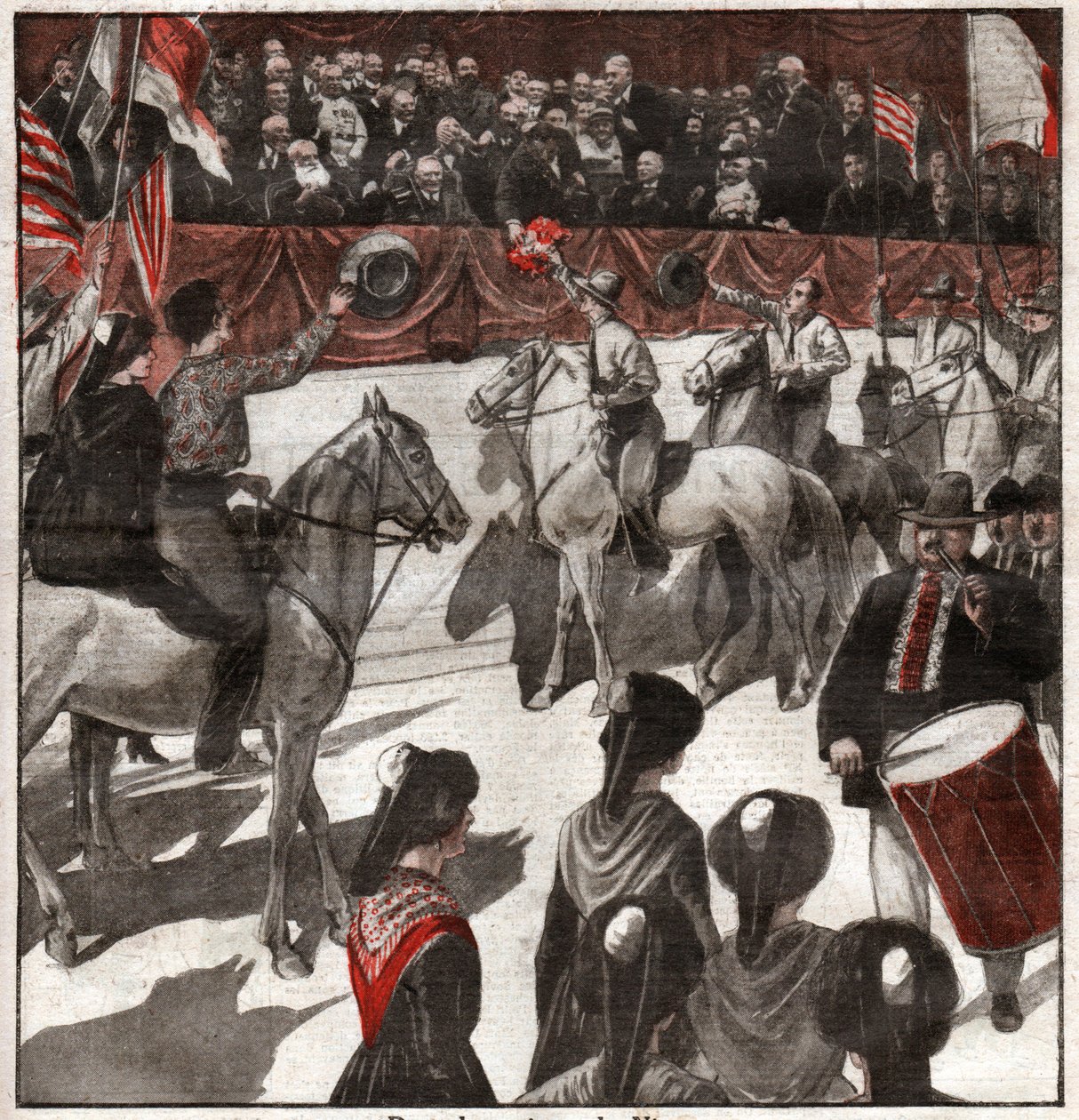 Nimes arénái. Nimes arénája. alkotó: Ferdinand Georg Waldmuller
