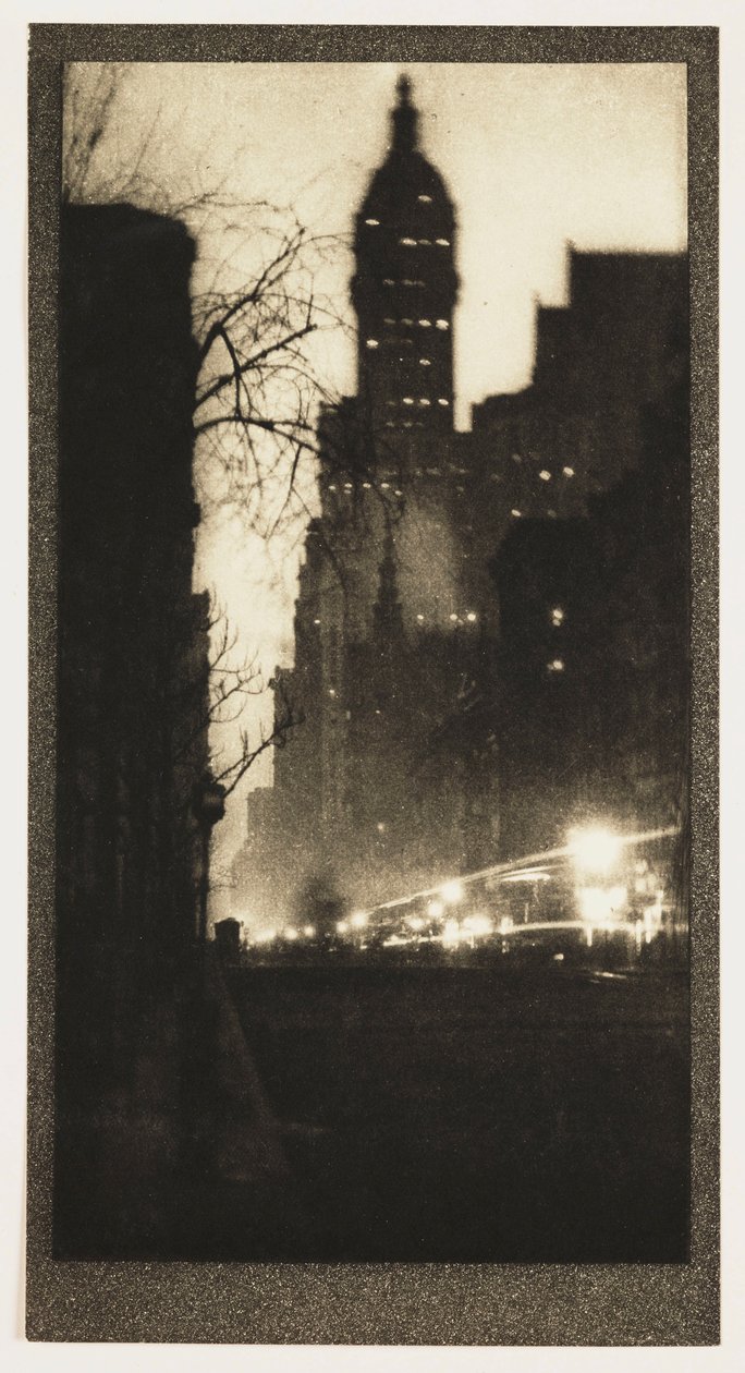Broadway éjjel, 1905 alkotó: John Pardon