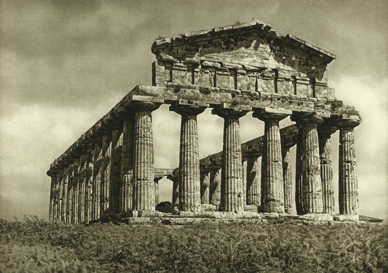Ceres temploma Paestumban, ie 500-ban épült alkotó: Ferdinand Georg Waldmuller