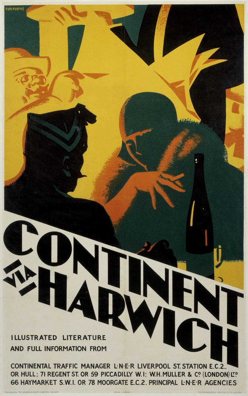 Continent via Harwich