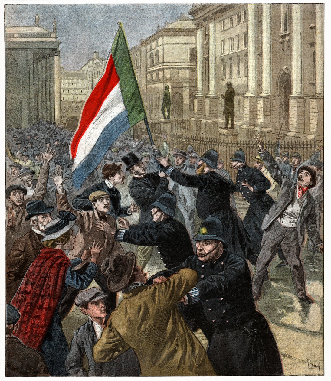 Tüntetések Dublinban alkotó: . .