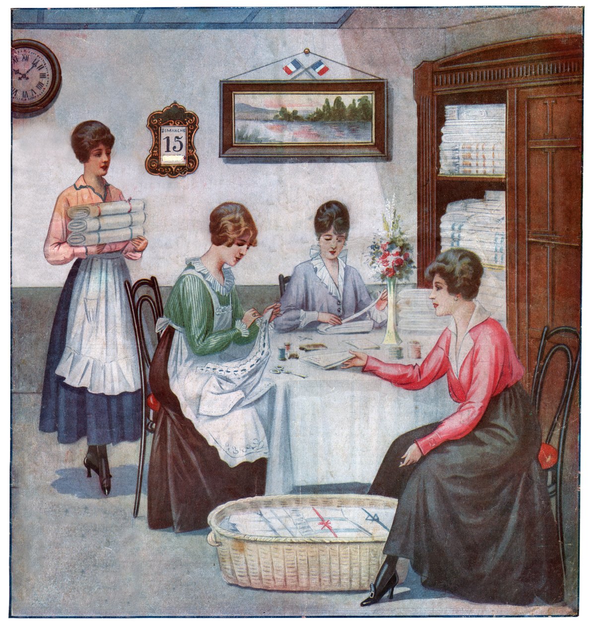 Házi hímzés, 1910-1920 körül alkotó: . .