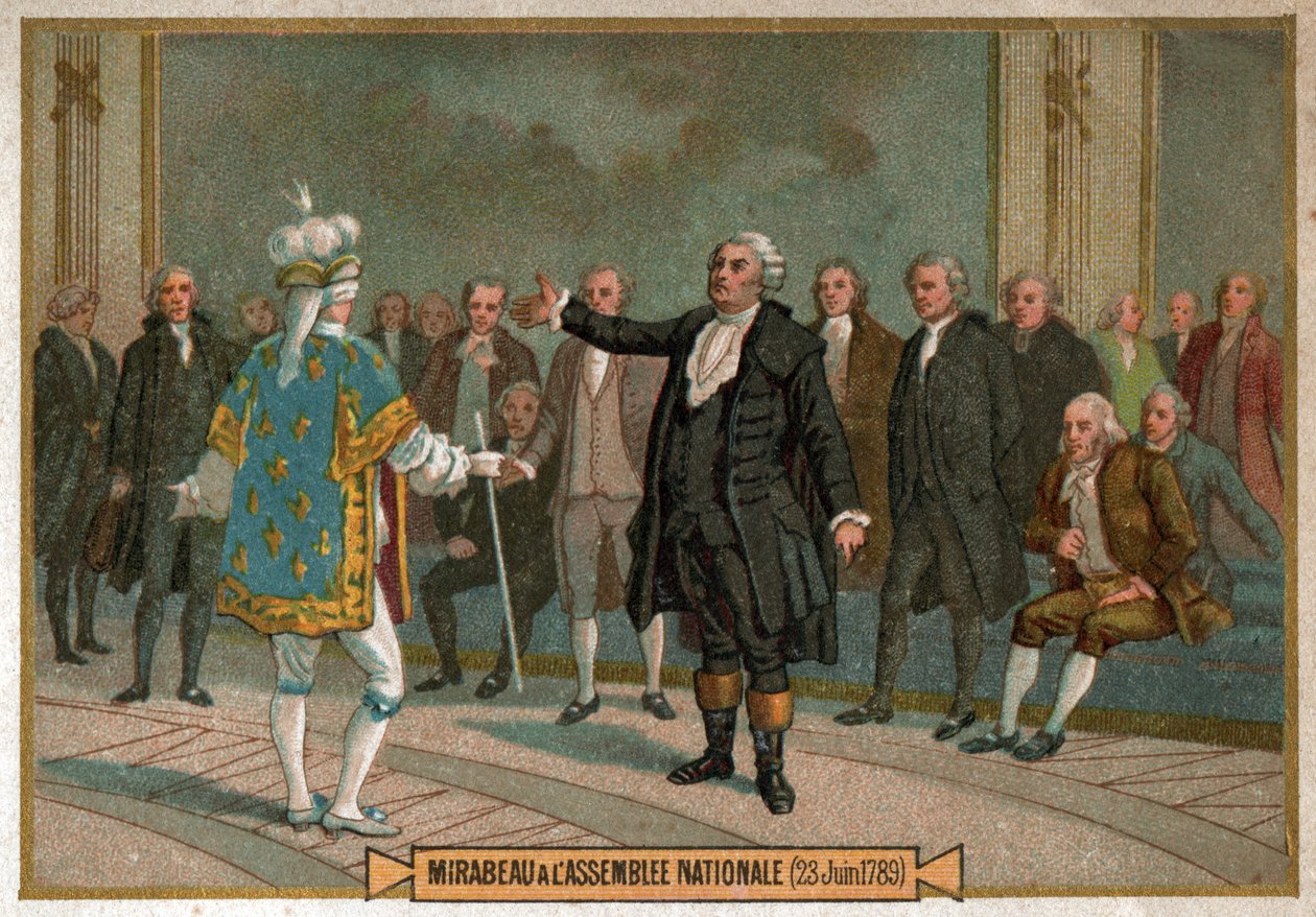 Estates General Versailles-ban. Általános birtokok Versailles-ban. alkotó: Ferdinand Georg Waldmuller