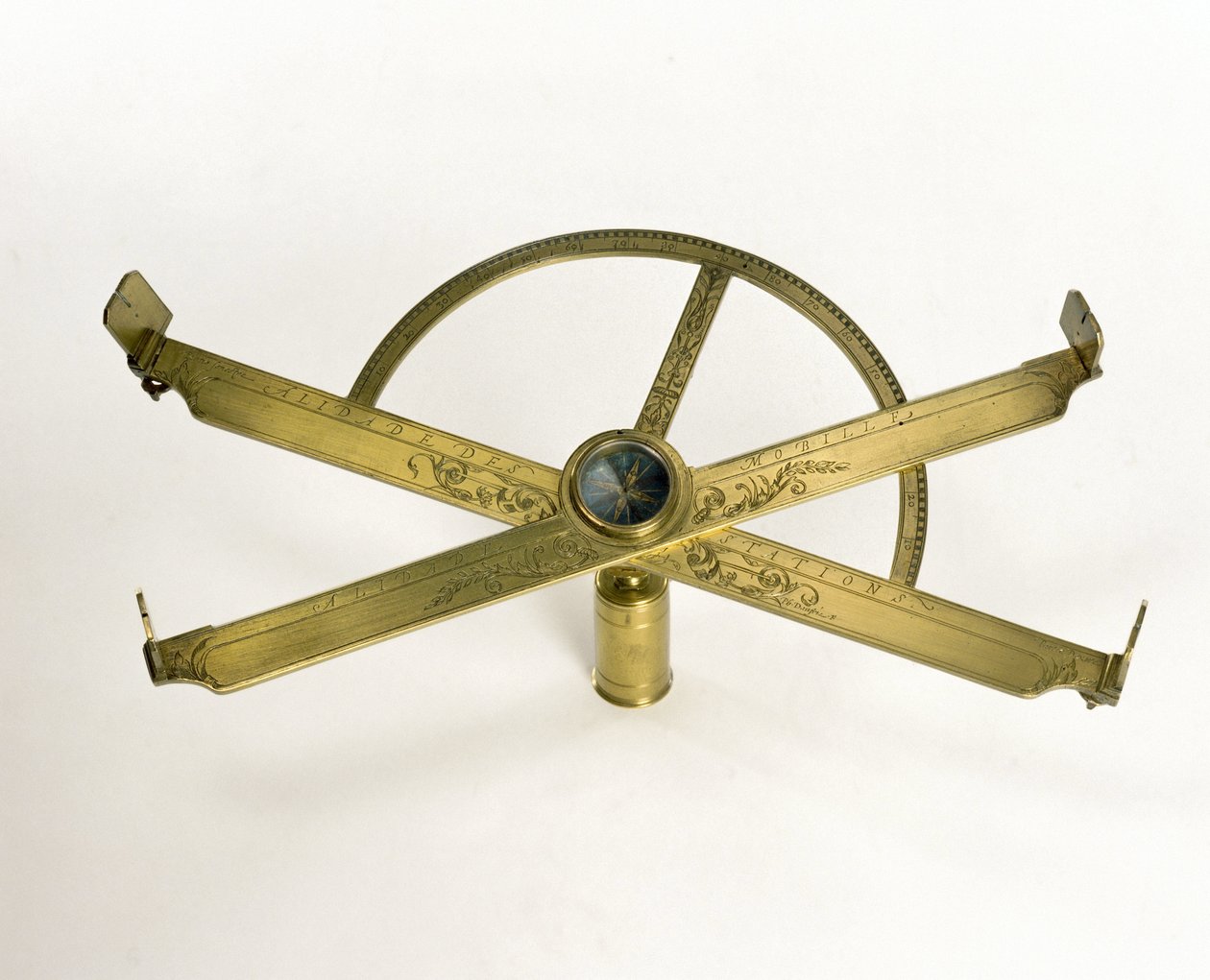 Grafométer-klinométer, c 1600 alkotó: Frederick (attr. to) Barnard